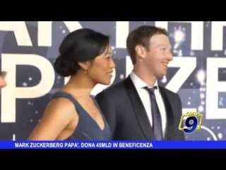 Mark Zuckenberg papà, dona 45 mld in beneficienza