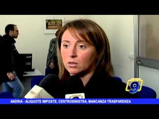 ANDRIA | Aliquote imposte, centrosinistra: "Mancanza trasparenza"