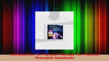 Read  Introduction To Physical Therapy For Physical Therapist Assistants Ebook Online