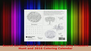 Read  Secret Garden 2016 Wall Calendar An Inky Treasure Hunt and 2016 Coloring Calendar Ebook Free