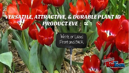 Identify Your Plants with attractive garden markers