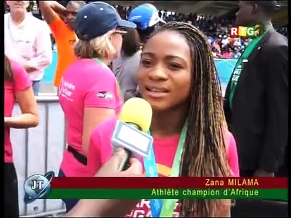 Visite de la 1ère dame de Guinée au Marathon du Gabon