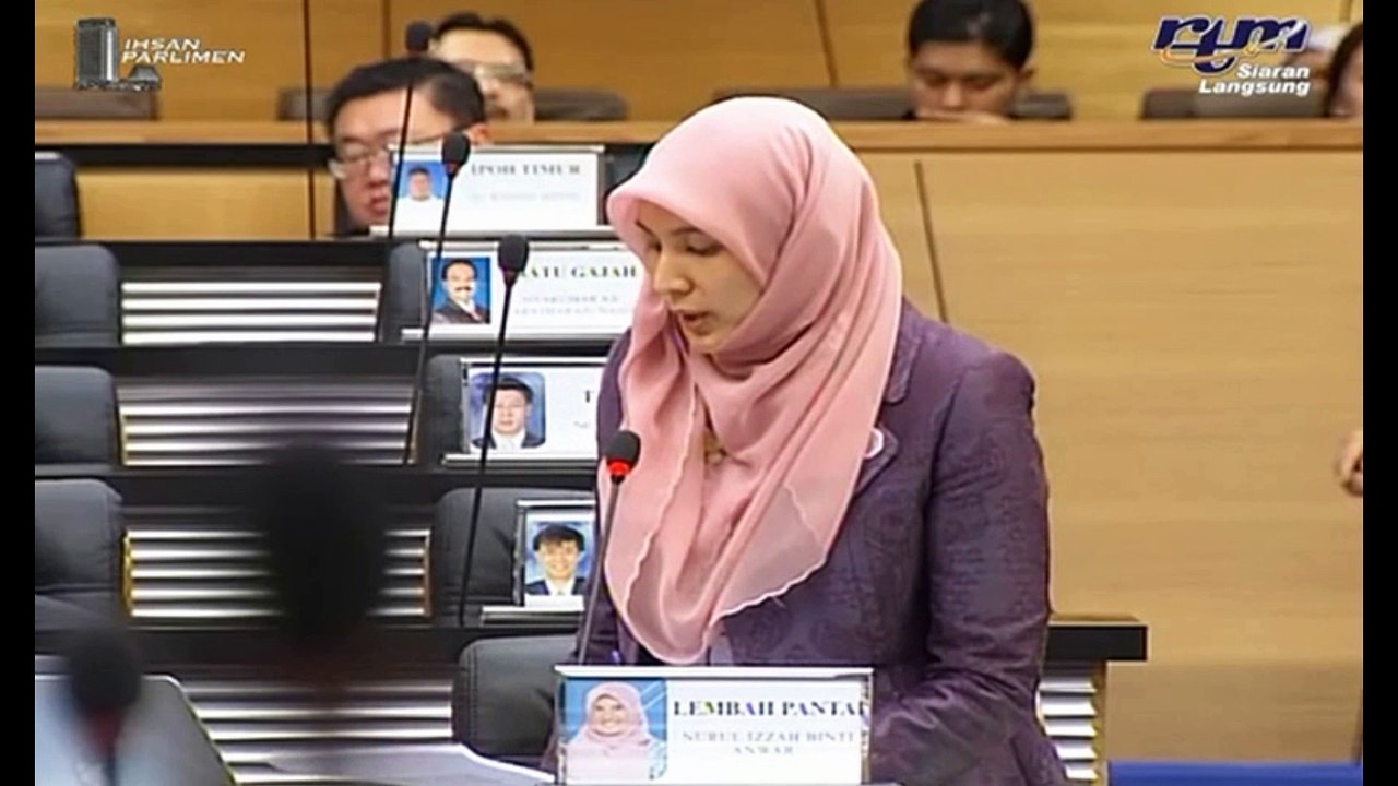 Nurul Izzah: Ucapan Di Sesi Perbahasan Di Dewan Rakyat