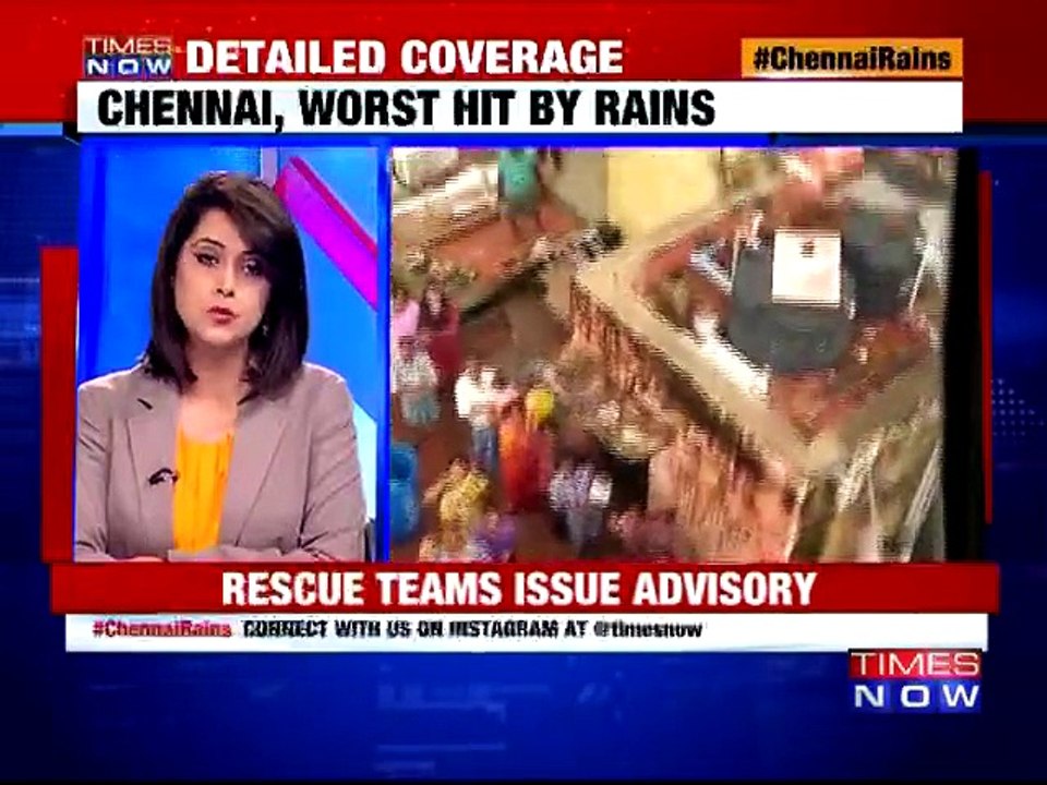 Chennai floods: Times Now On board Chopper coverage