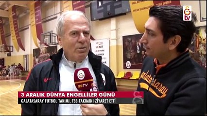 G.Saray futbol takımından "Engelsiz Aslanlar"a ziyaret!
