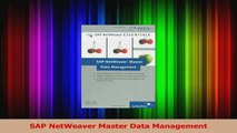 Download  SAP NetWeaver Master Data Management Ebook Free