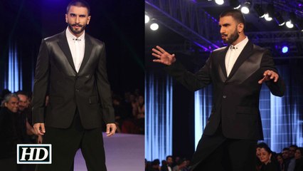 Ranveer Singhs Ramp Walk At GQ Fashion Nights