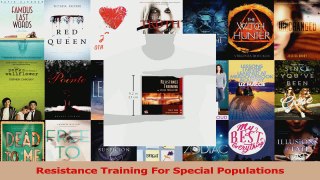 Download  Resistance Training For Special Populations PDF Free