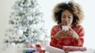Young African Woman Checking For Xmas Messages | Stock Footage - Videohive