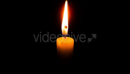 A Candle Burns | Stock Footage - Videohive