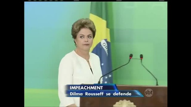 Dilma diz que recebeu com indignação abertura de processo de impeachment