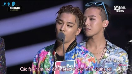 [Vietsub] BIG BANG - Artist Of The Year (MAMA 2015)