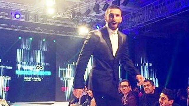 Ranveer Singh's HILARIOUS RAMP WALK @ GQ's Fashion Nights