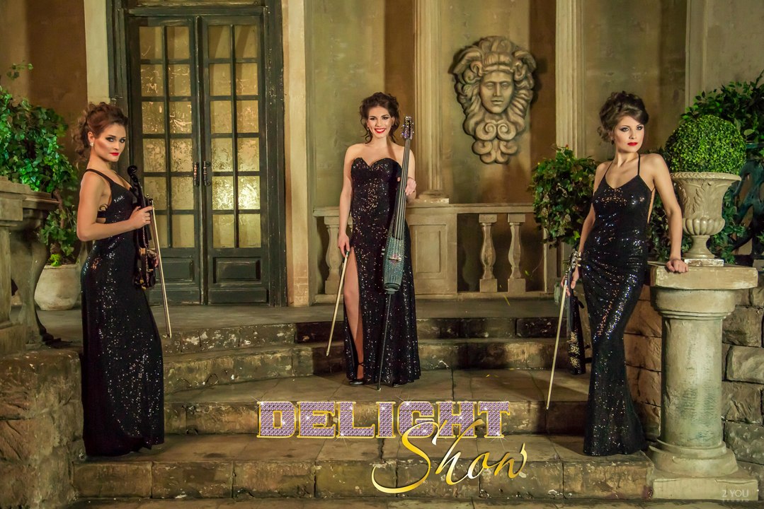 electric strings trio Delight\ электро трио Делайт шоу электроскрипачек