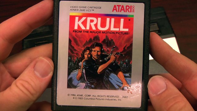 Classic Game Room - KRULL review for Atari 2600