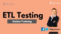 ETL Testing Training Video | ETL Testing Beginner Tutorials