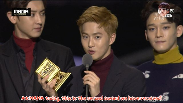 [ENG 1080p] 151202 MuM00 G1obal Fans Cho1ce - Ma1e + 0ffstage EX0 Cuts [mr.virtue]