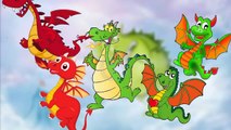Finger Family Nursery Rhymes for Children Dinosaurs Godzilla Cartoons Dragon Finger Family