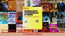 Download  Introduction to the Mathematics of Finance From Risk Management to Options Pricing Ebook Free