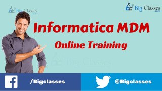 Informatica MDM Training Video | Informatica MDM Online Tutorials