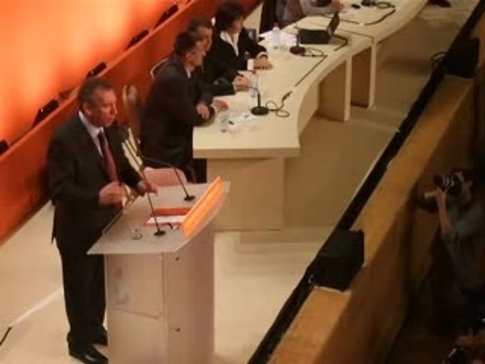 Bayrou à la Mutualité 10 mai 2007