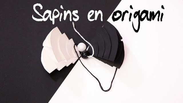 DIY : créez des sapins en origami