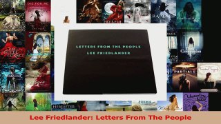 Read  Lee Friedlander Letters From The People PDF Online