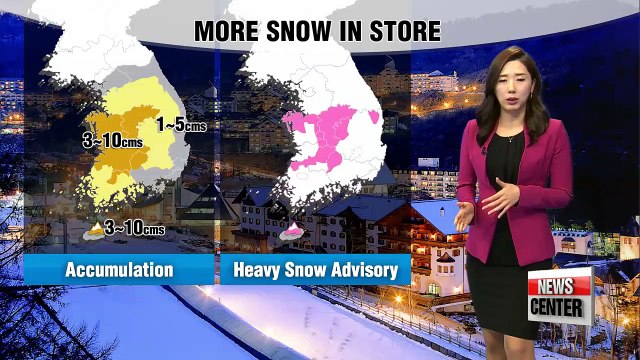 Freezing morning with lingering snow in some parts