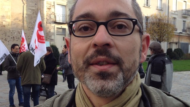 Manif de salariés du centre de santé mentale