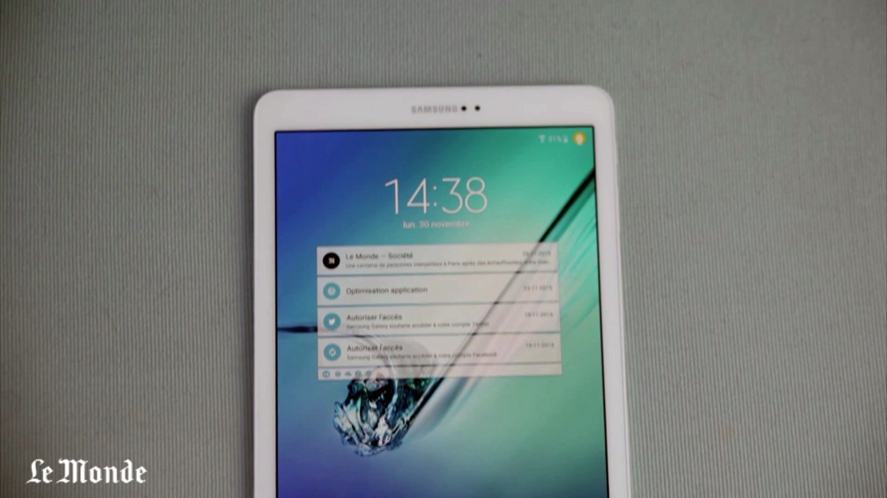 Le design des cinq tablettes