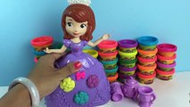 PLAY DOH Sofia The First Tea Party Set Disney Princess Royal Playdough Disney Toy Videos �