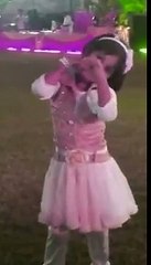 indian kid dance so cute by baby girl - shree krishn theme