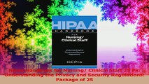 Hipaa Handbook for Nursing Clinical Staff 25 Pk Understanding the Privacy and Security Download