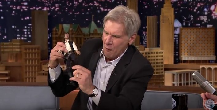 Star Wars : Harrison Ford détruit sa figurine de Han Solo