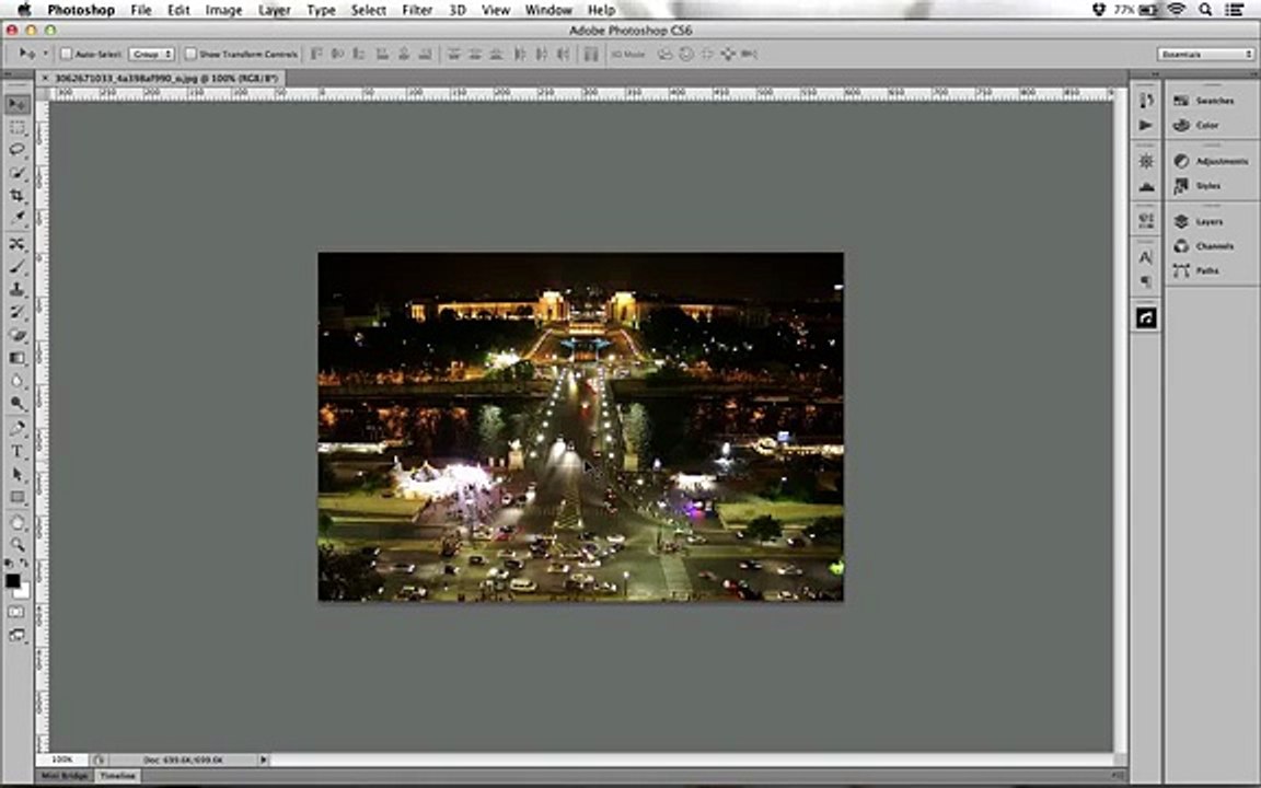 Adobe Photoshop CS6 Shift Blur Efekti