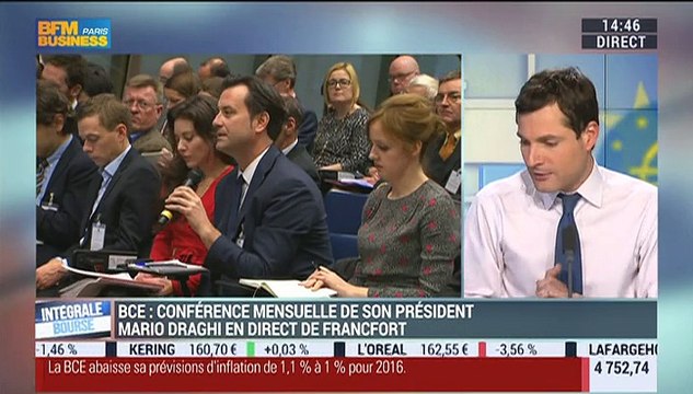 Spéciale BCE: La conférence de presse de Mario Draghi à Francfort - 03/12
