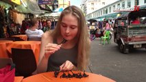 Thaïlande : elle mange 10 scorpions d'affilée