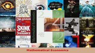 Download  Mathematical Economics Ebook Online