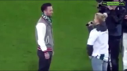 Woman proposes to man... Man runs away!