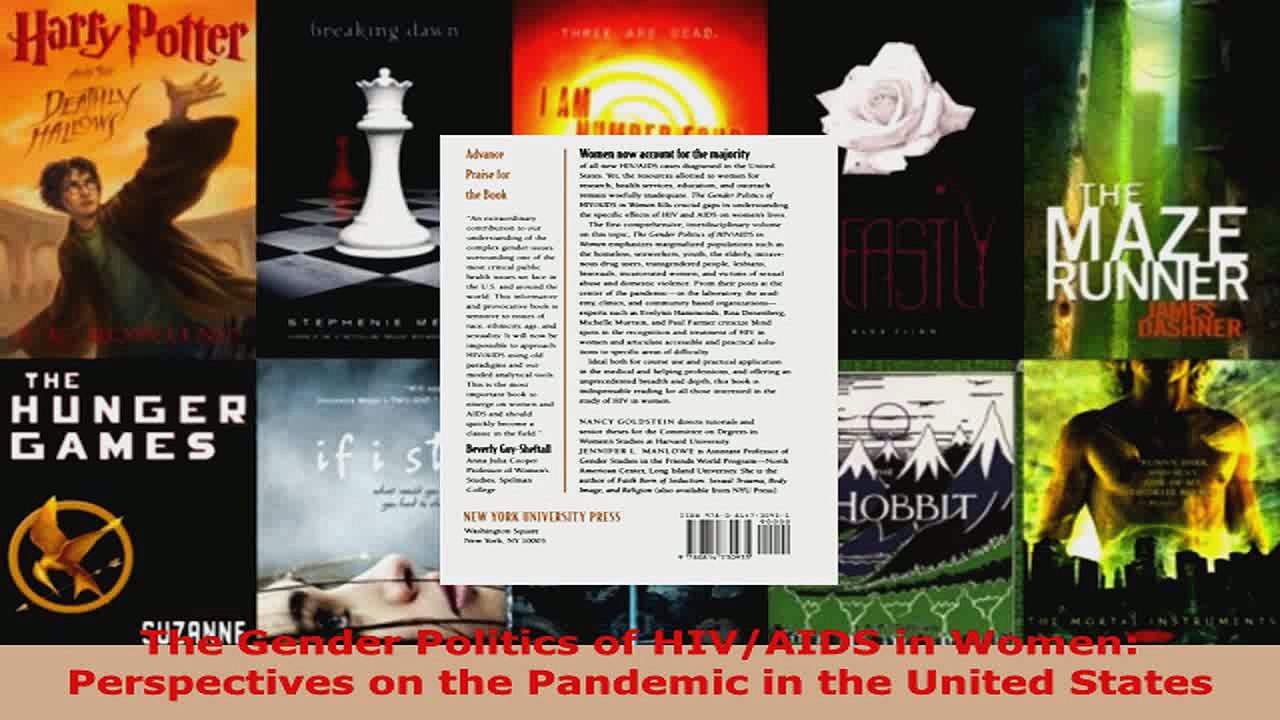 Read  The Gender Politics of HIVAIDS in Women Perspectives on the Pandemic in the United Ebook Free