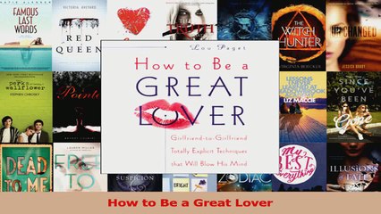 Read  How to Be a Great Lover Ebook Free