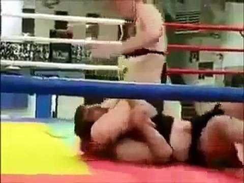 Male (vs) Female Wrestling (Figure For Headlock, Side Headlock And Armlock and headscissors)