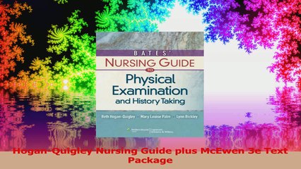 HoganQuigley Nursing Guide plus McEwen 3e Text Package Read Online