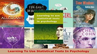 Download  Learning To Use Statistical Tests In Psychology PDF Free