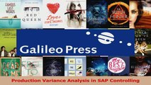 Download  Production Variance Analysis in SAP Controlling Ebook Online