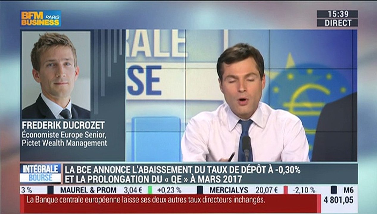 Spéciale BCE: "La BCE a renforcé très fortement son guidage des anticipations", Frederik Ducrozet – 03/12
