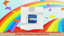 UCL Hospitals Injectable Medicines Administration Guide Pharmacy Department Read Online