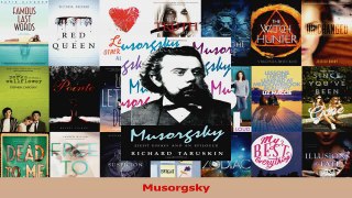 Read  Musorgsky Ebook Free
