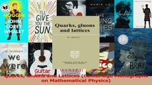 PDF Download  Quarks Gluons and Lattices Cambridge Monographs on Mathematical Physics PDF Online