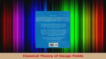 PDF Download  Classical Theory of Gauge Fields Read Full Ebook